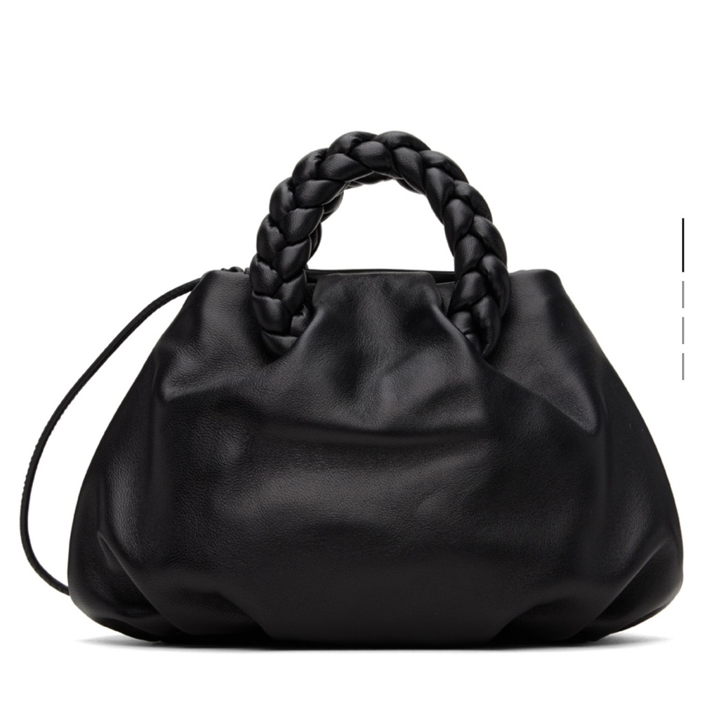 Hereu Black Small Leather Bonbon Bag